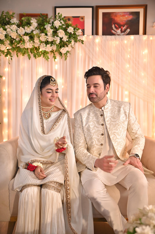 Laiba Khan Mohra TV Show White Gharara