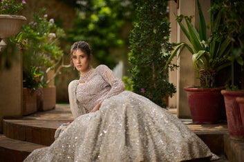 Esmé Silver Lehenga