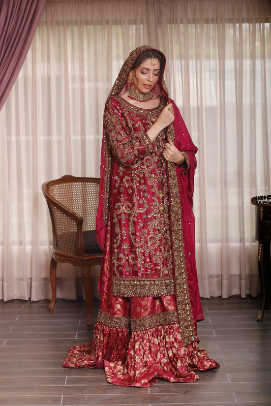 The Ruby Lehenga Ayzel