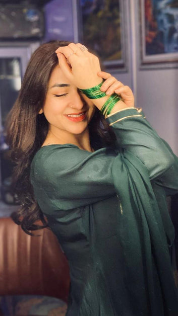 Yumna Zaidi - Bottle Green